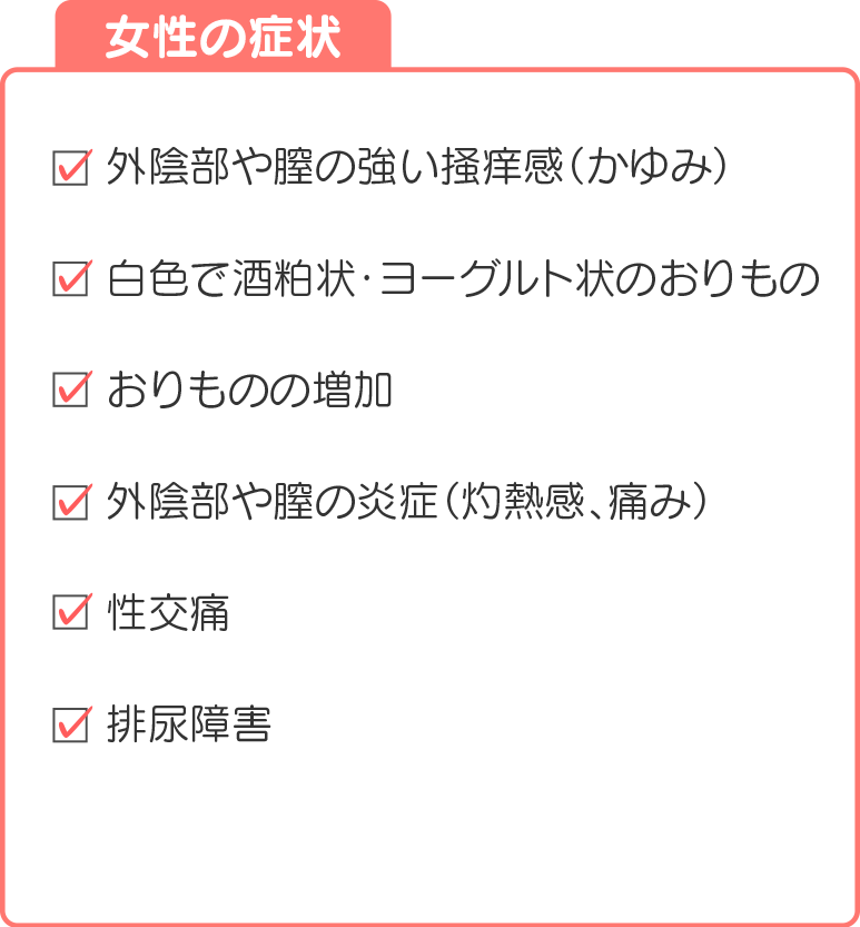 つ 原因 症状 ち カンジダ