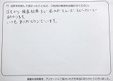 ご購入いただいたお客様の声