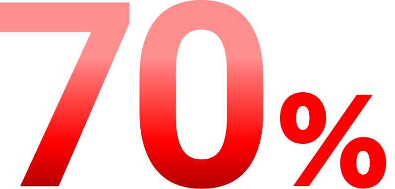 70%
