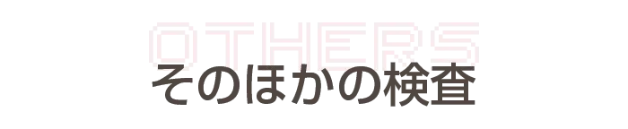 そのほかの検査