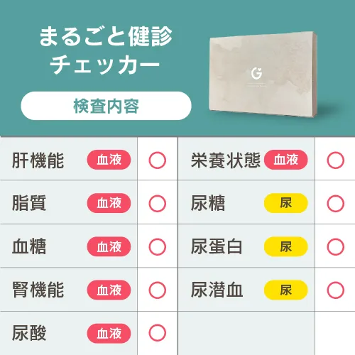 まるごと健診チェッカー検査内容