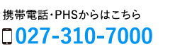 電話番号027-310-7000